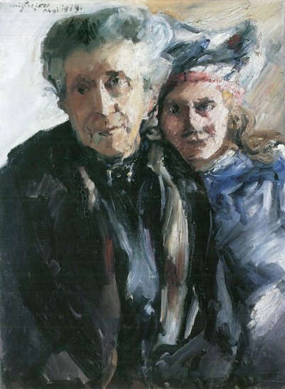 Grandmother and Granddaughter by Lovis Corinth